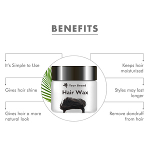 Nueva Etiqueta Privada Pure 100% Cera orgánica para el cabello a buen precio - Product Image 4