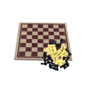 Juego de Ajedrez de madera económico con piezas de plástico duraderas, logotipo personalizado, precio bajo, hecho en India para deportes y entretenimiento - Product Image 2