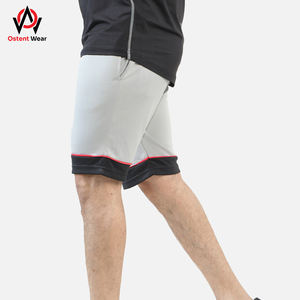 Pantalones cortos de compresión de algodón High Street Fitness para hombre más vendidos logotipo personalizado patrón de colores sólidos para uso en el gimnasio al por mayor - Product Image 3