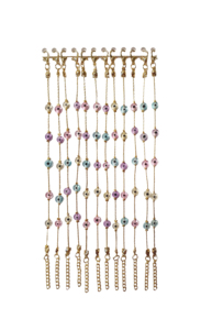 Bracelet en acier inoxydable plaqué pierres de zircon imitation perle DAFNI BIG PAZAR - Cadeau tendance d'Istanbul - Product Image 5