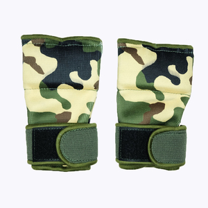 Guantes de gel de medio dedo para hombres y mujeres Vendaje de entrenamiento Sanda de encuadernación rápida con protección de muñeca para boxeo tailandés - Product Image 3
