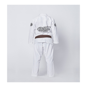 Traje de Jiu Jitsu Brasileño Personalizado, Kimono de BJJ de Tela de Algodón con Cinturón, Logotipo Personalizado, QST INTERNATIONAL BJJ-3022 - Product Image 6