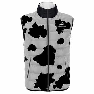 เสื้อแจ็คเก็ตหนาแบบมีซิปสำหรับฤดูหนาวเสื้อแขนกุดผ้าโพลีเอสเตอร์ถักกลางแจ้งสไตล์สปอร์ต - Product Image 1