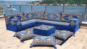 <b>Corner</b> Arabic <b>Sofa</b> - 1 <b>Set</b> of 16 Pieces - What's Included in the Price: <b>Covers</b> + Sponge - Product Image 3