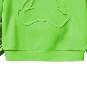 Taille personnalisée couleur unie nouvelle mode sweats à capuche en relief pour hommes respirant prix de gros pour l'hiver 3d sweat à capuche en relief - Product Image 6