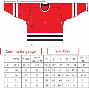 เสื้อเจอร์ซีย์เล่นฮ็อกกี้น้ำแข็งผ้าโพลีเอสเตอร์แขนยาวแห้งไว100% - Product Image 6