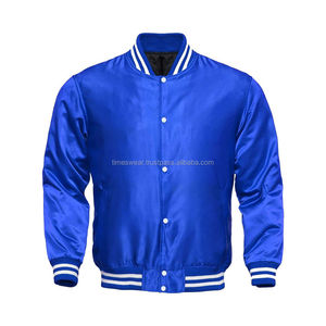 Veste bomber de baseball pour homme / Veste en satin - Product Image 1