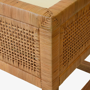 Nouveaux modèles de meubles de jardin pour patio extérieur Bancs en bois de teck avec rotin et coussin-Nailia - Product Image 6