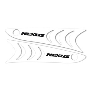 2 RESINA GEL STICKERS PEDANA PROTECTIONS Compatible avec GILERA NEXUS 300-500 Accessoires Moto Premium - Product Image 1