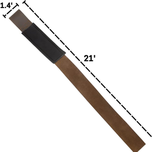 Correa de gimnasio de cuero de vaca Soporte altamente duradero y confiable para entrenamientos de levantamiento de pesas pesadas - Product Image 5