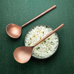 Juego de servicio regular de oro rosa de 2 piezas de acero inoxidable MOQ bajo hecho a mano Fabricante mayorista de productos personalizados Premium - Product Image 2