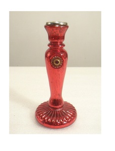 Bougeoir en verre antique pour la décoration intérieure | Beau bougeoir pour le salon - Product Image 4