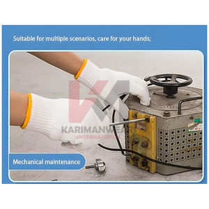 Gants de sécurité en silicone blanc jetables, mains sèches, soulagement, lotion hydratante douce, absorption de nuit, soin de la peau, gants de travail - Product Image 4