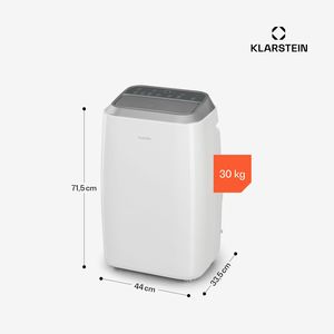 เครื่องปรับอากาศแบบพกพา 12000 BTU สำหรับบ้าน ควบคุมผ่านแอพ WiFi 3 in 1 ระบบทำความเย็น ลดความชื้น และพัดลม สำหรับห้องขนาด 20-35 ตร.ม. 55 เดซิเบล สีขาว - Product Image 6