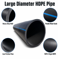 Труба водопроводная HDPE SDR11 PE4710 диаметром 12 дюймов для городского водоотведения и передачи воды — напрямую от производителя