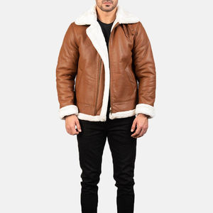 Veste en cuir pour homme tendance, respirante, séchage rapide, style urbain, manteau d'hiver doux et chaud, doublure confortable pour l'extérieur - Product Image 4