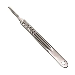 Bisturi, 22 lâminas com alças de metal, adequado para descascar artesanato, instrumentos médicos/cirúrgicos/embalagens de equipamentos