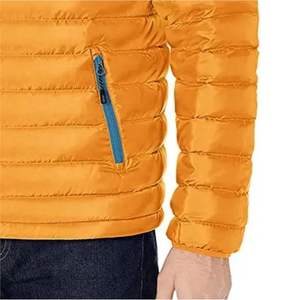 แจ็กเก็ตปลาปักเป้าสำหรับผู้ชายเสื้อแจ็กเก็ตแบบขนเป็ดสำหรับผู้ชายดีไซน์แบบไม่ยับ - Product Image 6