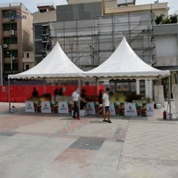 Carpa de Exhibición Personalizada para Exteriores, Impermeable, de PVC, con Techo Impreso, de Aluminio 3x3, para Todas las Estaciones