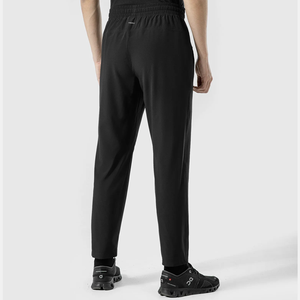 OEM Men's Casual Mid Waist Canvas Pencil Trousers Lightweight Stretchy Sporty Style Drawstring Quick Dry Anti-Pilling Pleated - Product Image 2
