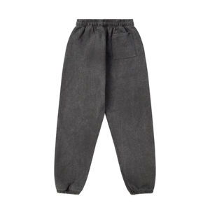 Vente en gros personnalisée 100% tissu en coton pour pantalon de survêtement évasé 3D impression bouffante polaire pour hommes pantalons de survêtement empilés pantalons de survêtement en gros - Product Image 2