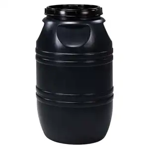 Budget Friendly High Resistant PVC Plastic Water Storage Tank Black 220 Liters With Lid