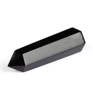 Vente en gros de baguette d'obsidienne noire de haute qualité en forme de tour, obélisque en cristal de guérison poli à la main pour la décoration intérieure - Product Image 1