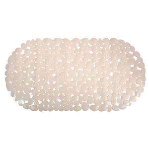 Tapis de bain en PVC avec pierres 68X35CM BEIGE - Product Image 1
