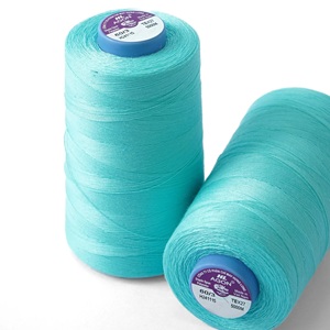 Hilos de coser de poliéster hilados con grapas 60S/3HL AGON personalizados 100% poliéster alta tenacidad colores OEM 5000M/longitud del cono - Product Image 5