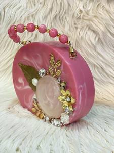 Bolso de Mano Moderno de Resina Epoxi para Mujer |   Bolso de Mano de Diseño Ecológico e Impermeable de Alta Gama |   Cóctel de Boda para Ocasiones Formales - Product Image 5