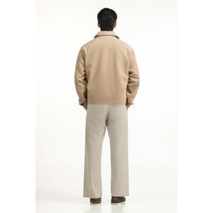 Chaquetas Casuales de Pana de Corte Regular MN-JKT-WS25-111 XS-XL con Cuello Alto y Cierre de Cremallera para Primavera y Otoño - Product Image 4