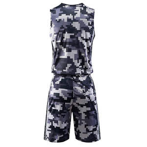 Uniforme de basket-ball personnalisé à conception unique pour hommes séchage rapide de haute qualité maillot et short de sport ensemble de sport en gros - Product Image 1