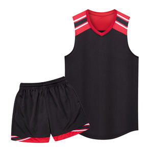 Uniforme de basket-ball pour jeunes personnalisable OEM maillot réversible uniformes en maille à sublimation à rayures personnalisées vêtements de sport grande taille - Product Image 4