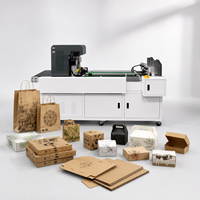 Impresora Digital Industrial de Una Sola Pasada para Cajas de Cartón, Bolsas de Papel, Cajas de Pizza, Máquina de Inyección de Tinta Sostenible Bajo Demanda