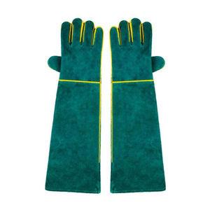 Gants de soudage longs de qualité supérieure Gants de sécurité en cuir de vachette ignifuges Gants de soudage en cuir - Product Image 1