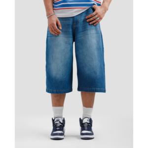 กางเกงยีนส์ขาสั้นสไตล์ฮิปฮอปวินเทจสำหรับฤดูร้อน ระบายอากาศได้ดี แต่งขาดๆ เอวสูง ทรงตรงหลวม สีสันสดใส สตรีทแวร์ พิมพ์ลาย สำหรับนักสเก็ต - Product Image 5