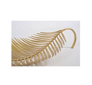 รูปปั้นใบไม้ชุบเคลือบทองทำด้วยมือรูปปั้นใบไม้ทำจากอลูมิเนียมสำหรับตกแต่งบ้านดีไซน์ใหม่ล่าสุด - Product Image 2