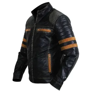 Dernier design de veste de vache de haute qualité personnalisable pour hommes surdimensionné grande taille col montant imperméable et respirant pour hommes - Product Image 3
