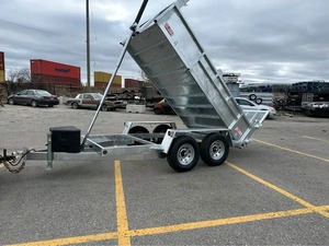 Off-Road Hydraulic Dump <b>Trailer</b> Heavy Duty Aluminum D <b>Trailer</b> with System for <b>Farm</b> and Construction Use - Product Image 5