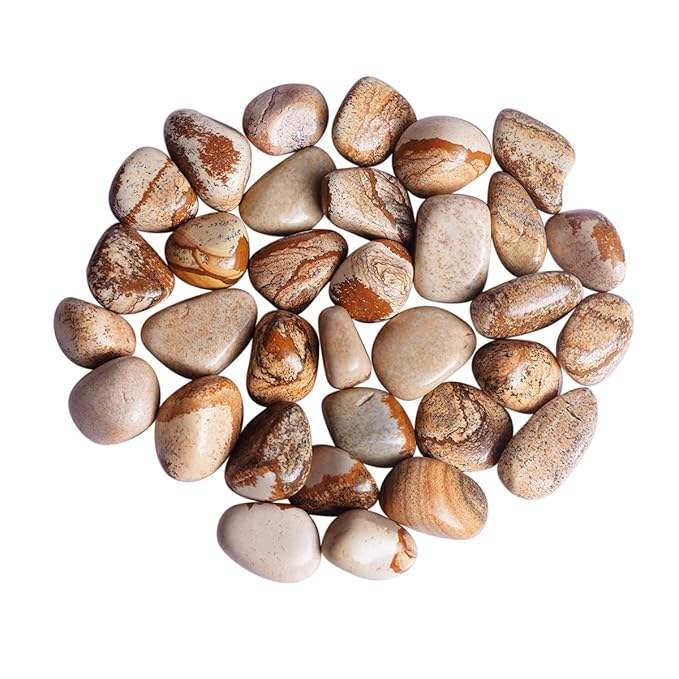 Earthy Brown with Tan Patterns