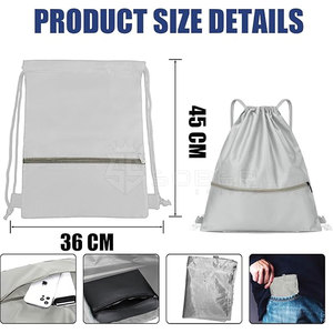 Premium Quality Lightweight Drawstring <b>Bags</b> New Style Fashionable Foldable Design Polyester Factory Direct Sale Waterproof - Product Image 3