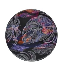 Sous-verres ronds personnalisés avec conception de logo imprimé personnalisé 10cm 4 poucesSous-verres en liège en bois en vrac pour la maison - Product Image 1