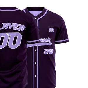 Uniformes de béisbol con logotipo personalizado para hombre, ropa de equipo, ropa deportiva personalizada de alta calidad, uniformes de béisbol - Product Image 2