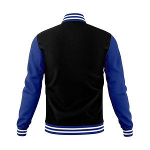 Chaqueta Bomber Vintage para Hombre, para Invierno, Cómoda, Impermeable, Cortavientos, Estilo Casual Americano, Moderna, de Mezclilla, con Logo Frontal - Product Image 3