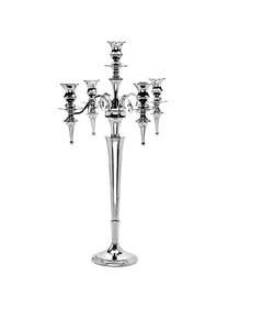 Premium Quality Tall <b>Candelabra</b> in Aluminium Gold Color <b>Candelabra</b> Centerpiece For Home And Wedding Use - Product Image 4