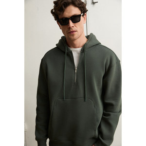 Sweat-shirt à capuche avec poche kangourou et fermeture éclair GRIMELANGE JUSTUS pour homme - Product Image 4
