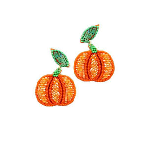 Boucles d'oreilles brodées en fil de soie faites à la main bijoux de mode pour femmes - Product Image 1