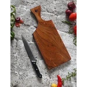 Tabla de Cortar Cuadrada de Madera con Acabado Natural, Bandeja de Queso Ecológica, Plato para Servir, Reutilizable, Apta para Lavavajillas, Diseño Único - Product Image 4
