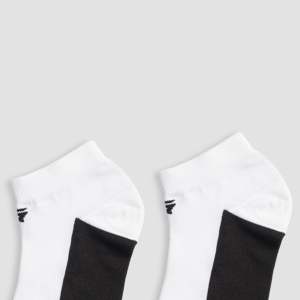 Chaussettes courtes de haute qualité Vital avec logo brodé personnalisable, imprimé jacquard antibactérien, sublimation antibactérienne (Blanc) - Product Image 5