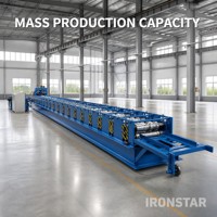 Machine de formage à froid de haute précision pour gouttières de pluie professionnelles, machine de formage à froid pour systèmes de toiture industriels